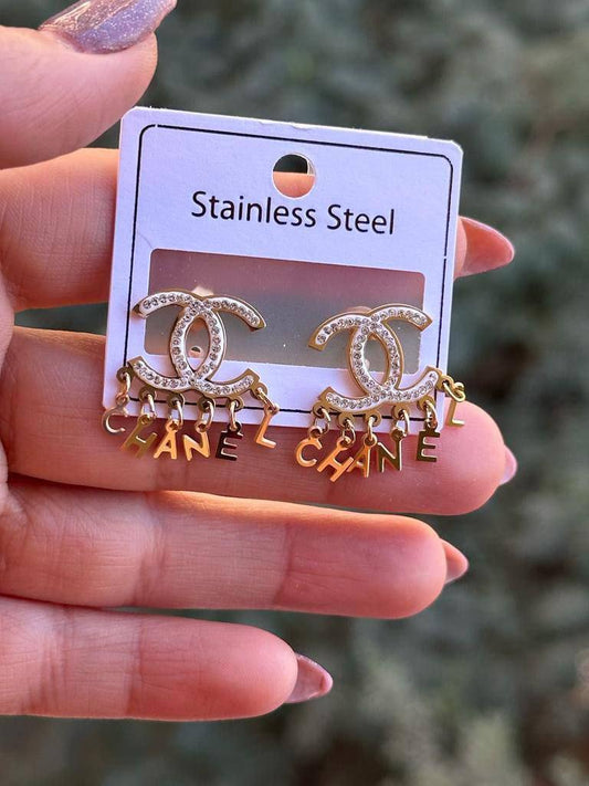 CC Dangle Earrings