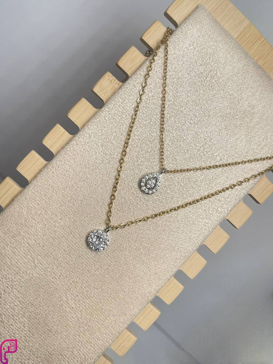Sparkling Duet Necklaces