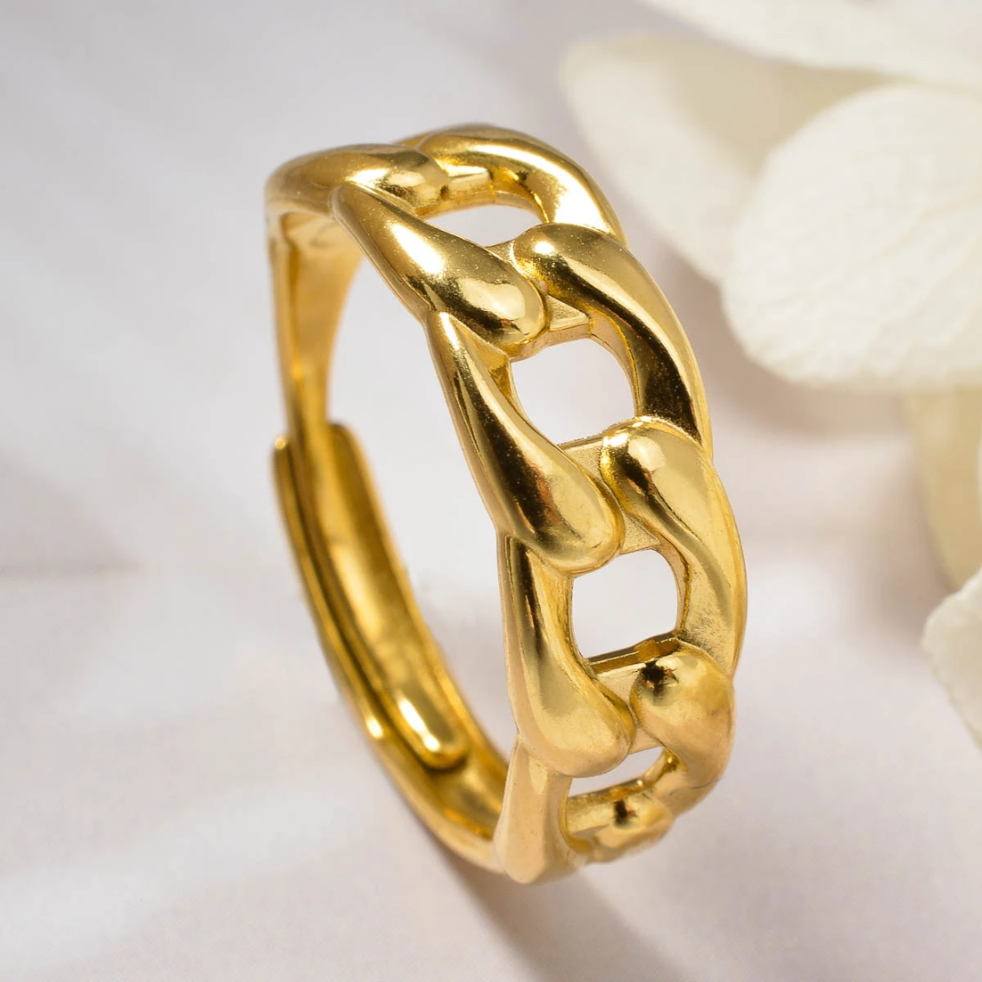 Classic Bold Chain Ring