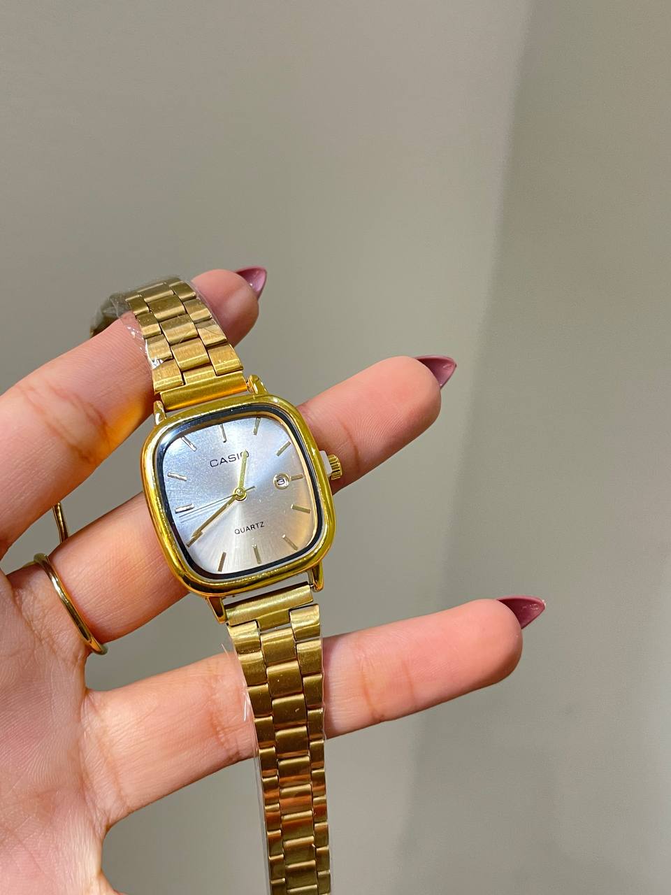 Classic Square Steel Watch