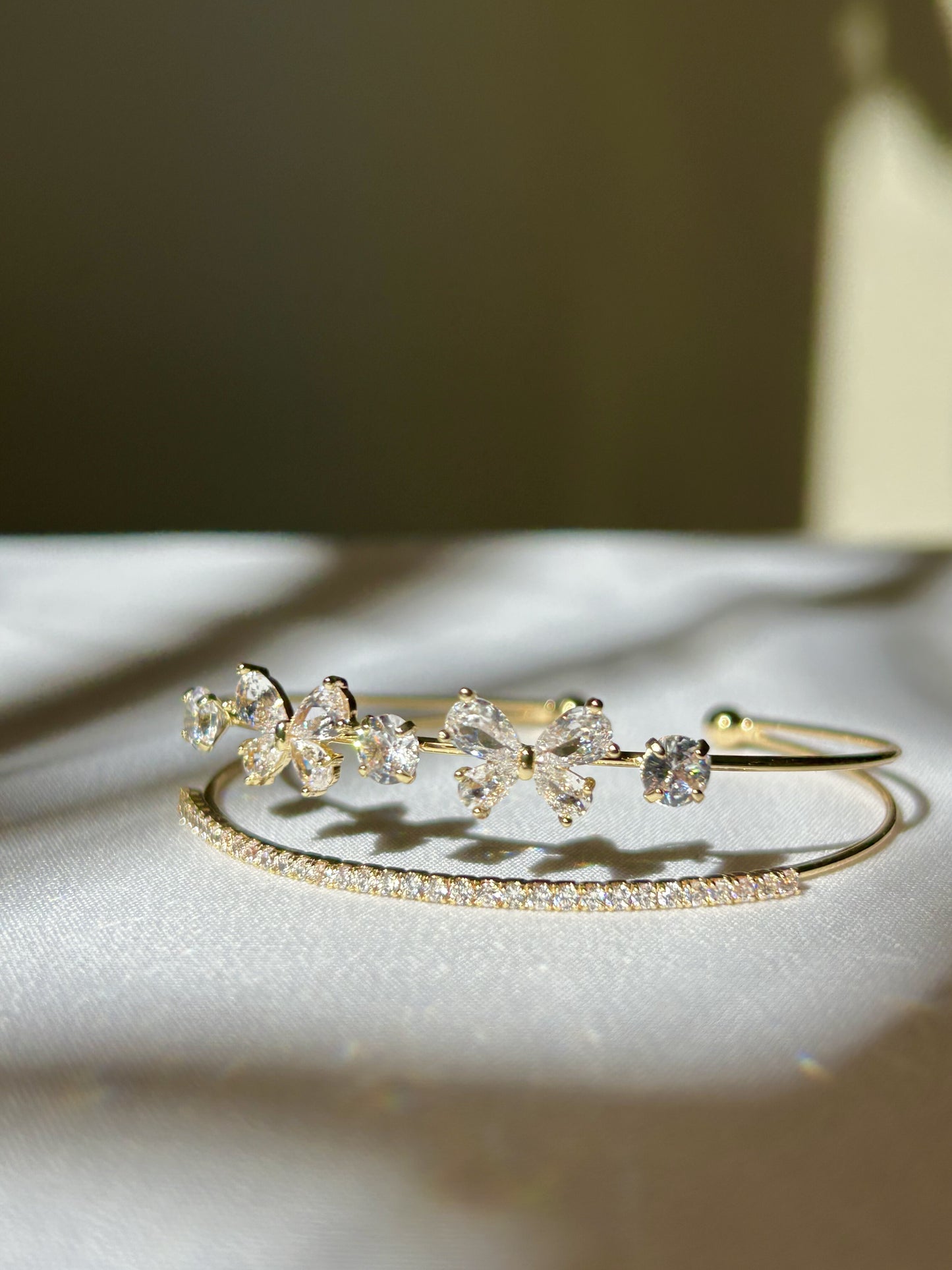 Glistening Butterfly Bangle