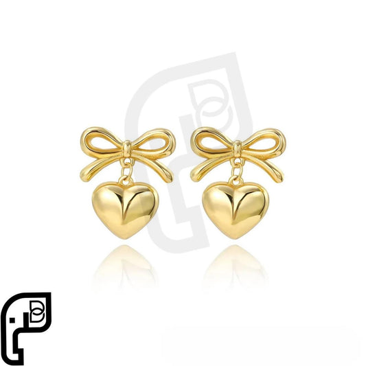 Sweetheart Bow Earrings