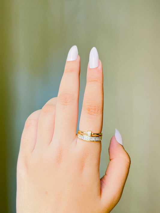 Baguette Duo Ring