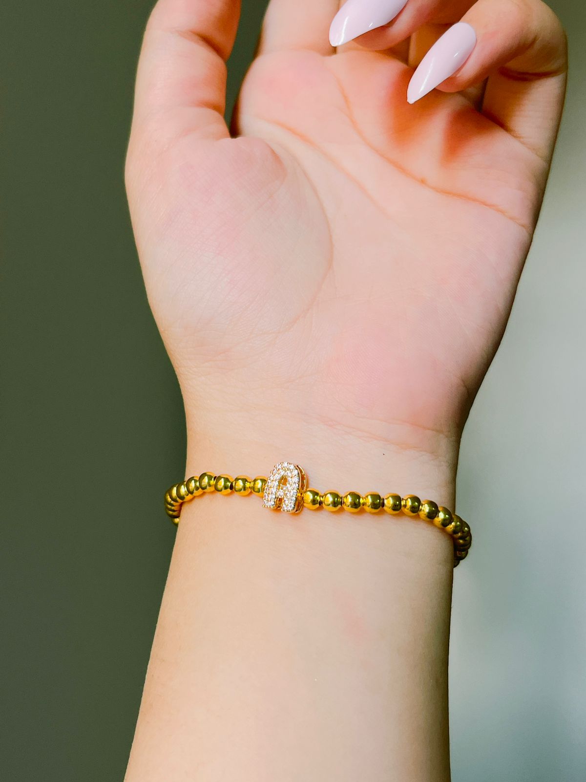 Golden Initial Bracelet