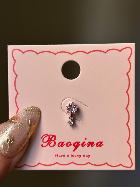 Sparkling Star Dangle Piercing